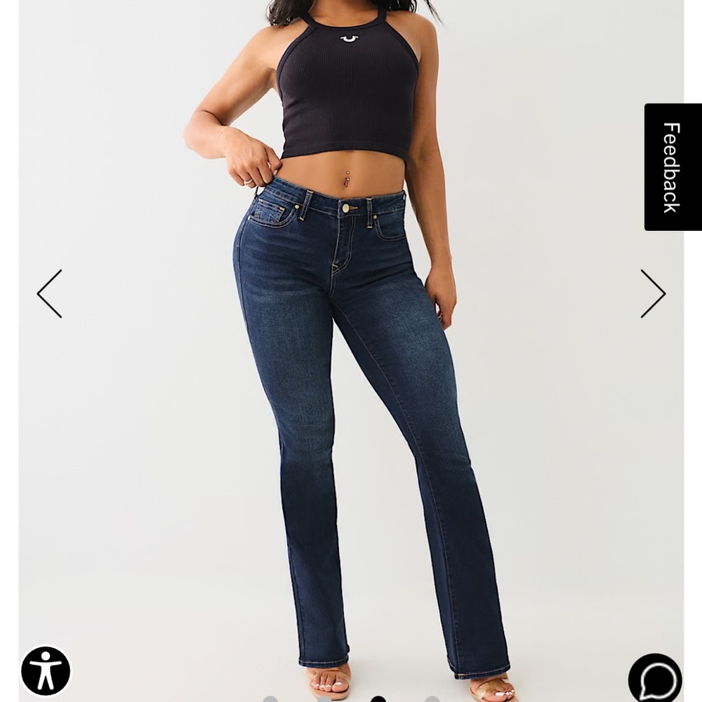 Becca Mid Rise Single Needle Jeans